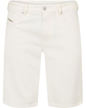 DIESEL D-Fin Slim Denim Shorts - Blue