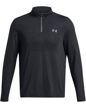 Under Armour Seamless Stride ¼ Zip - Blue