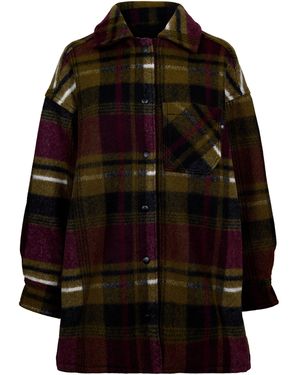 Timberland Wool Shirt Coat Rain Anorak - Black