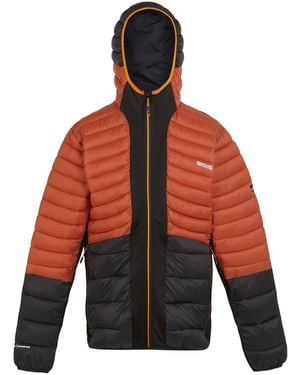 Regatta Leedre Hooded Hybrid Jacket - Red