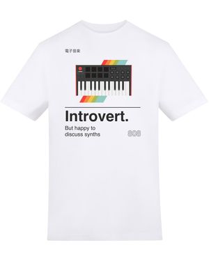 AWD Adults Printed Festival Tee - White