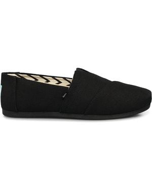 TOMS Wide Alpargata Shoes - Black