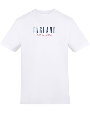 AWD Adults Printed Bellingham Panama Tee - White