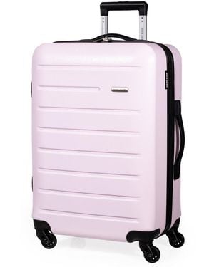 Pierre Cardin Voyager Hard Shell Travel Suitcase Cabin Luggage - Pink
