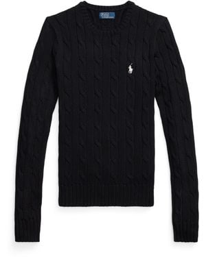 Polo Ralph Lauren Cable-Knit Jumper - Black