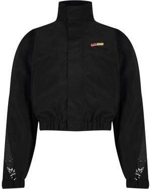 Reebok S Rcpm Windbreaker Jacket Outerwear Top Black Xs