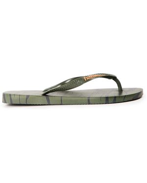 Havaianas Camouflage Flip Flops - Green