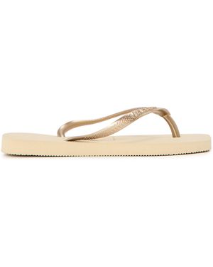 Havaianas Square Flip Flops - Natural