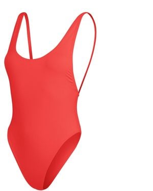Speedo Gen Solid One Piece Swimsuit - Red