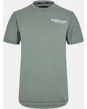 Everlast Stripe Poly T-Shirts - Green