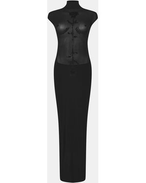 Jean Paul Gaultier Midi Dress - Black