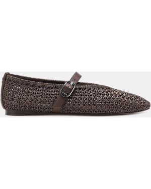 Nokwol Ballet Court Shoes - Brown