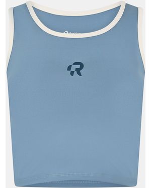 Red Run Racerback Vest - Blue
