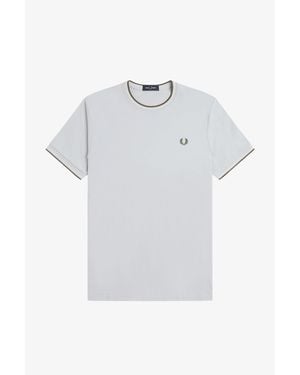Fred Perry Twin Tipped T-Shirt - White