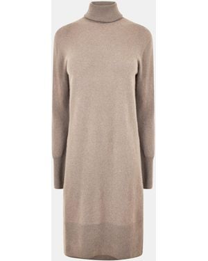 JOSEPH Long Cashmere Maxi Dress - Brown