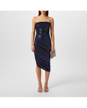 Norma Kamali Strapless Diana Maxi Dress - Blue