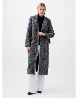 French Connection Chantelle Tailored Overcoat - Multicolour