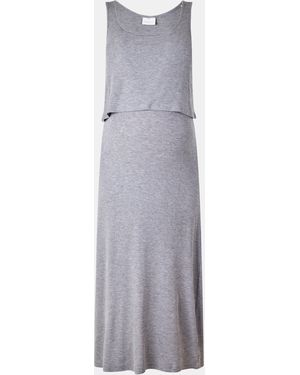 Mama.licious Mama Mat Knitted Jumper Dress - Grey