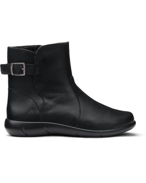 Hotter Rustle Standard Fit Ankle Boots - Black