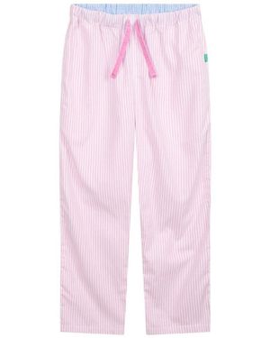 Lounge Ladies Organic Brushed Cotton Lounge Trousers - Pink