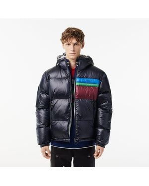 Lacoste Reversible Puffer Jacket - Blue
