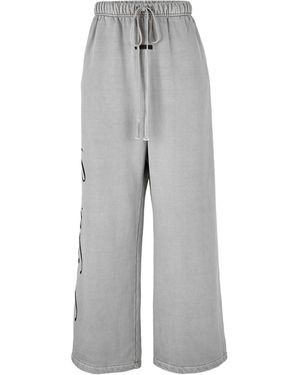 Fear Of God Open Hem Fleece Jogging Bottoms - Grey