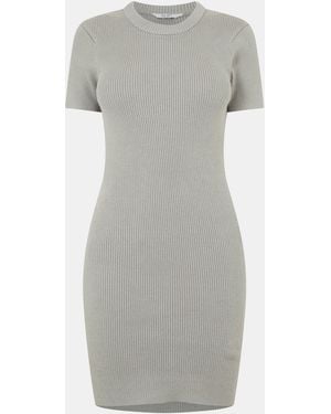 Jack Wills Travel Rib Dress - Grey