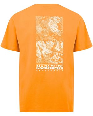 Napapijri Graphic T-Shirt - Orange