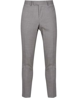 Tiger Of Sweden Marlane Textured Stretch Suit Trousers - Grey