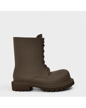 Balenciaga Biker Boots - Brown