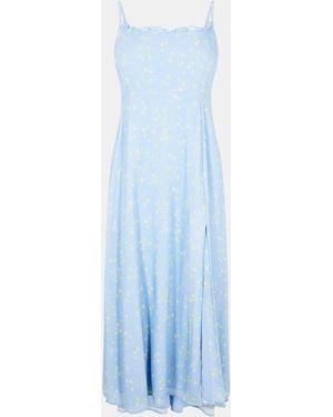 Jack Wills Midi Tea Dress - Blue