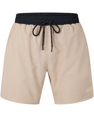 BOSS Sailfish Swim Shorts - Natural