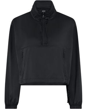GIRLFRIEND COLLECTIVE Half Zip Windbreaker - Black