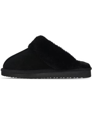 Jack Wills Mule Slippers - Black