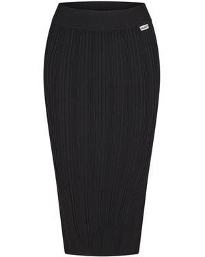 HUGO Sareplie Knitted Skirt - Black