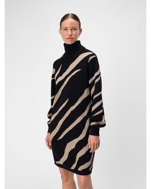 Object Ray Knitted Jumper Dress - Black