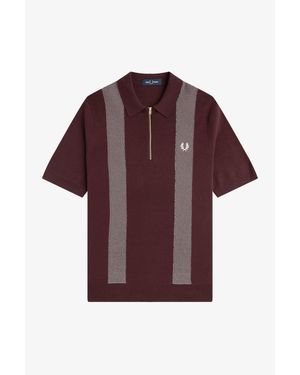 Fred Perry Short Sleeve Polo Shirt - Purple