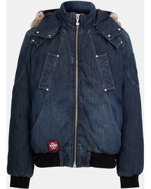 Moose Knuckles X Evisu Ballistic Bomber Jacket - Blue