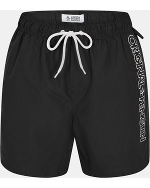 Original Penguin Swim Shorts - Black