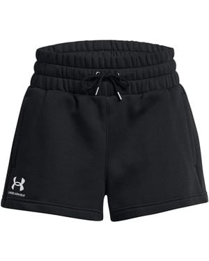 Under Armour Icon Fleece Boxer Sh - Black