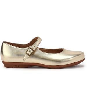Hotter Mary Janes Standard Fit - Natural