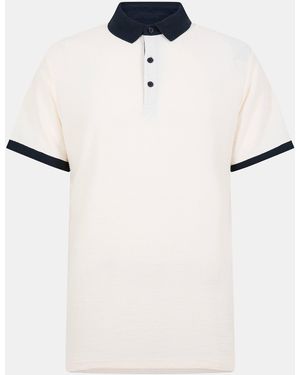 Peter Werth Reeves Short Sleeve Polo Shirt - White