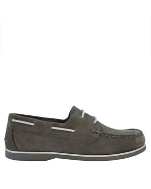 Jack Wills Leather Boat Shoes - Grey
