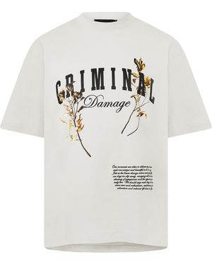 Criminal Damage Gift Of Life T-Shirt - White