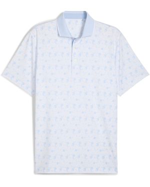 PUMA Mattr Ornamental Polo Shirt - White