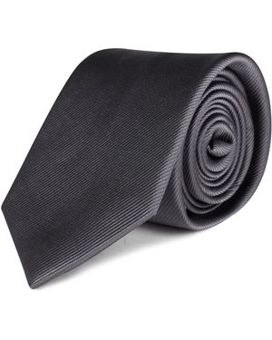 Haines and Bonner Plain Twill Tie - Black