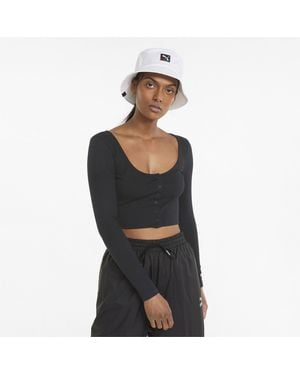 PUMA Classic Long Sleeve T Shirt - Black