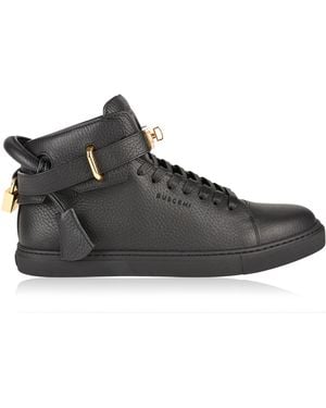 Buscemi 100Mm High Top Trainers - Black