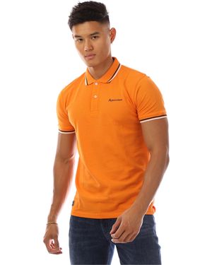 Aquascutum Logo Polo Shirt - Orange