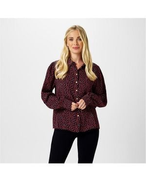 Biba Printed Shirt - Red